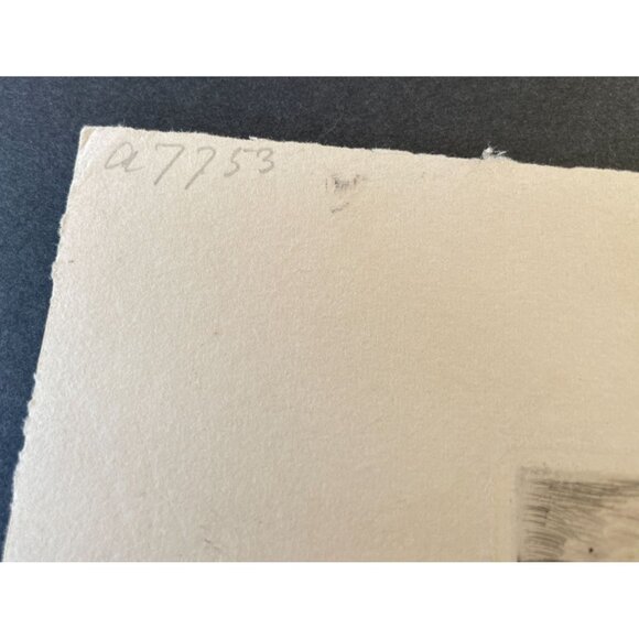 Ernst Zipperer Etching Of European Street Scene On Cream Paper - Picture 9 of 13